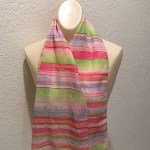 Women’s scarf, beautiful pallet of colors.